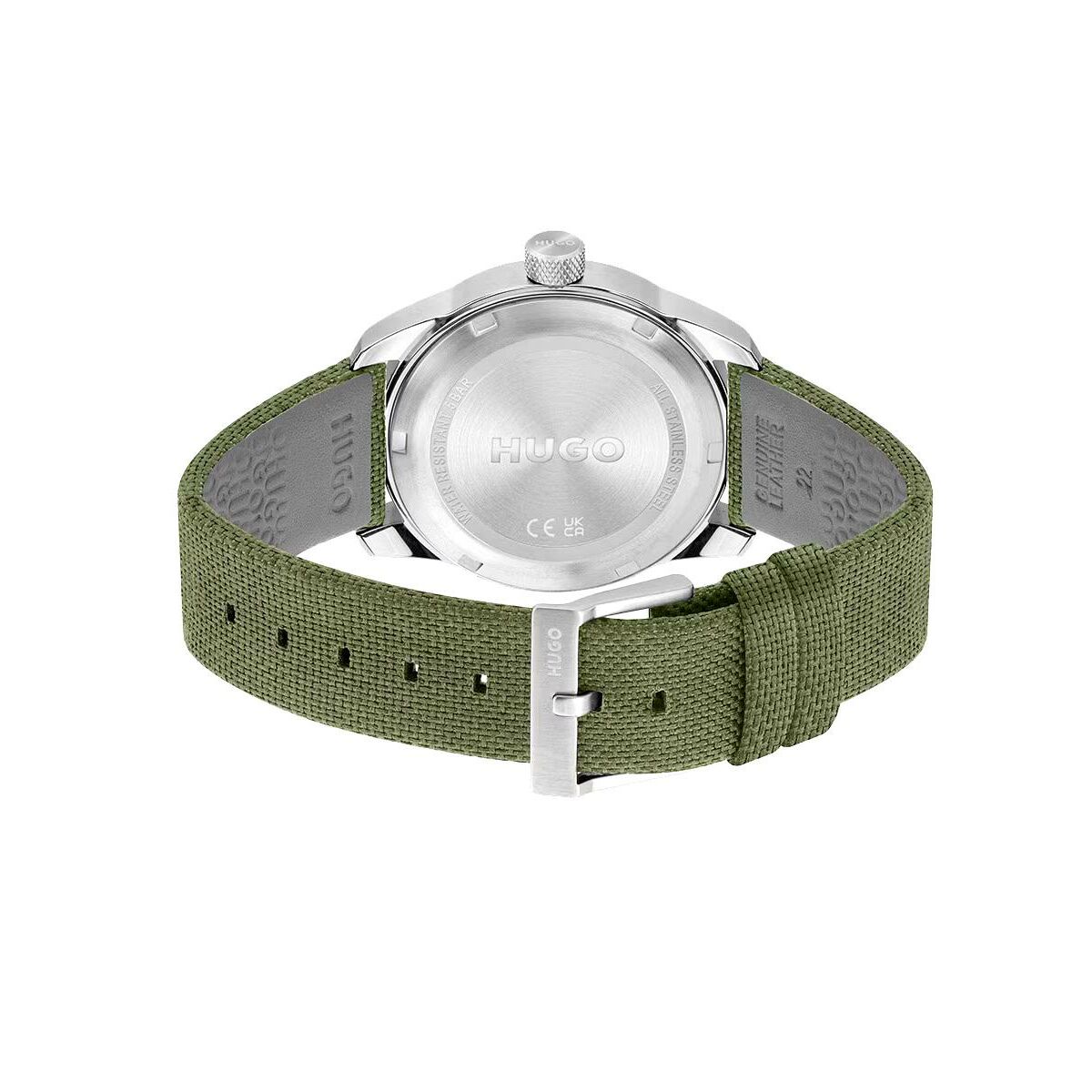 Vīriešu Pulkstenis Hugo Boss Sudrabains (Ø 42 mm)